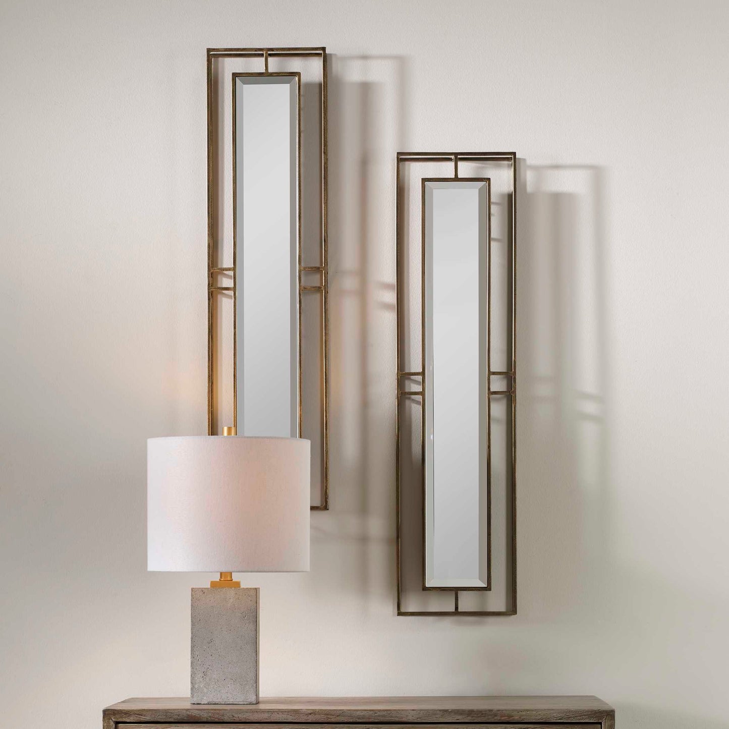 Rutledge Gold Mirrors Set/2