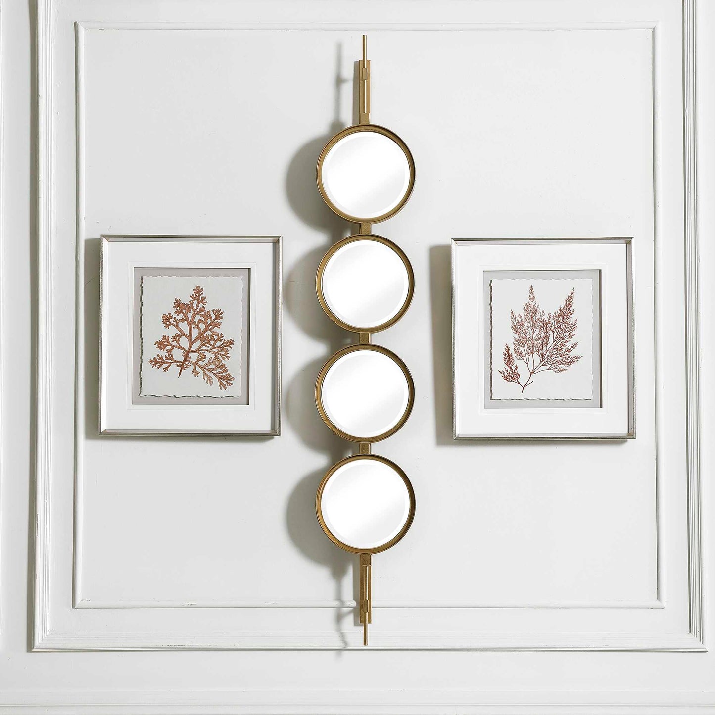 Button Gold Mirror