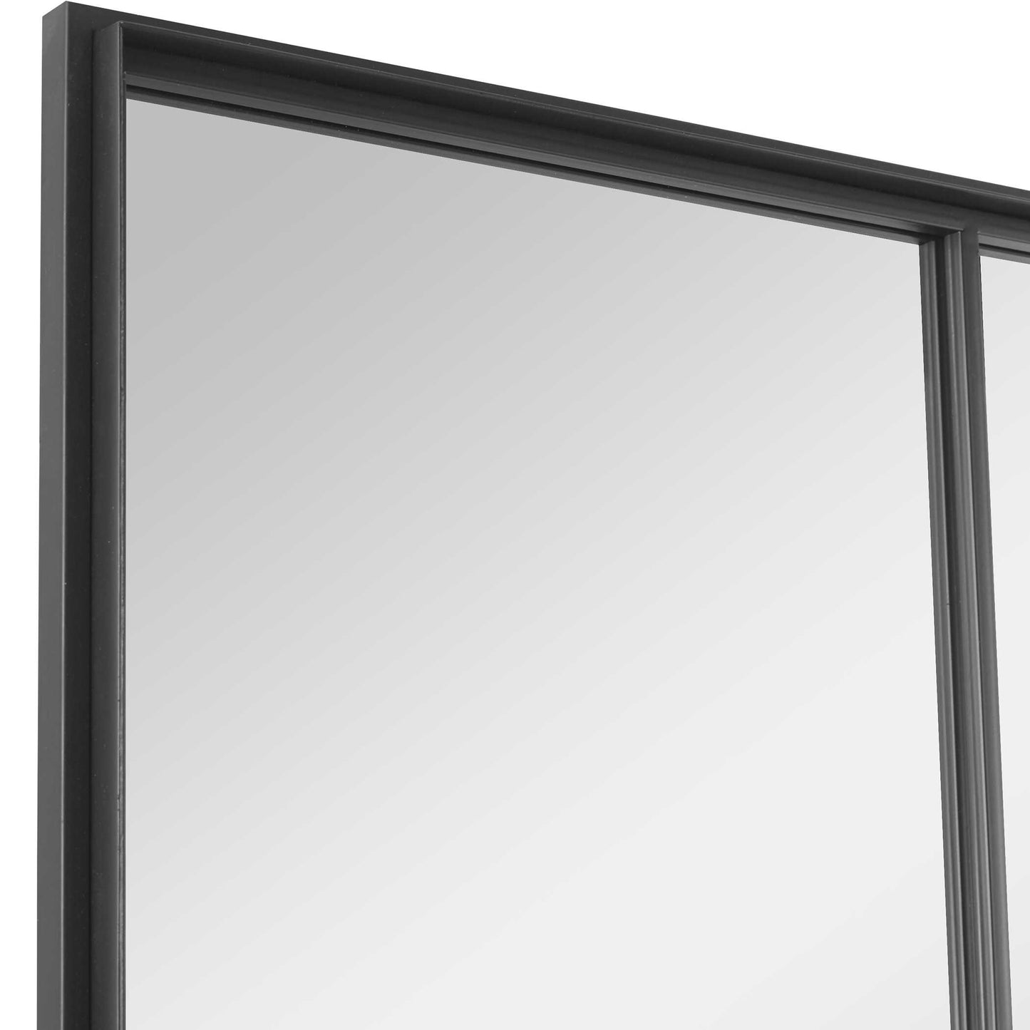 Rousseau Iron Window Mirror