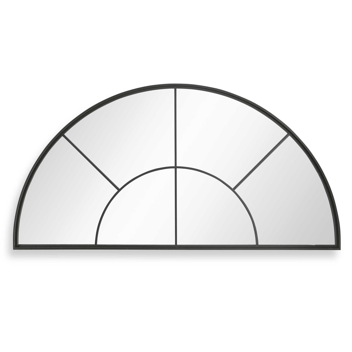 Rousseau Iron Window Arch Mirror
