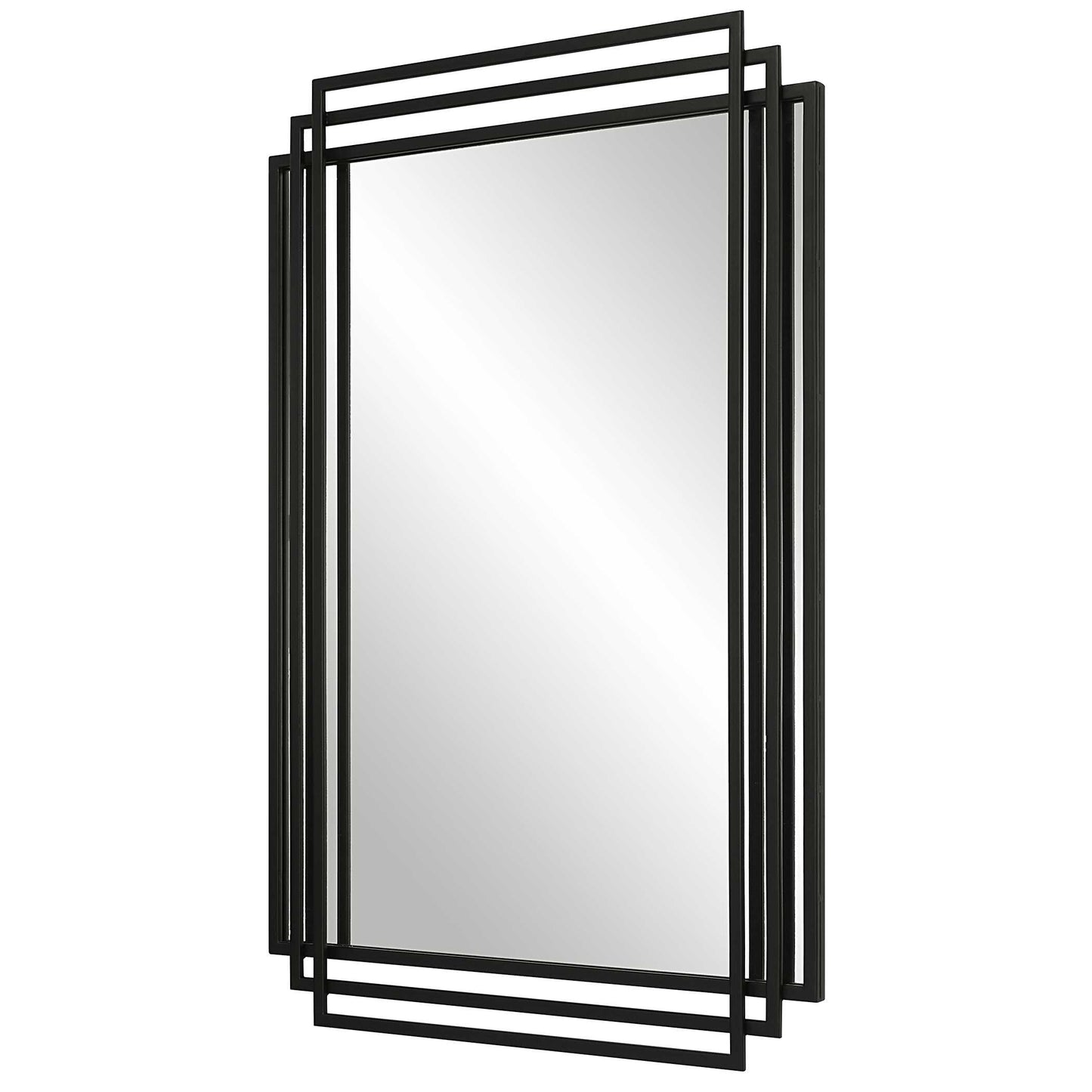 Amherst Black Iron Mirror