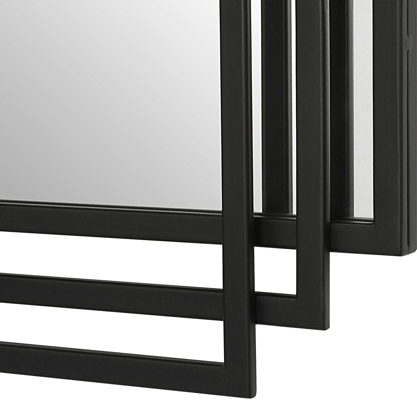 Amherst Black Iron Mirror