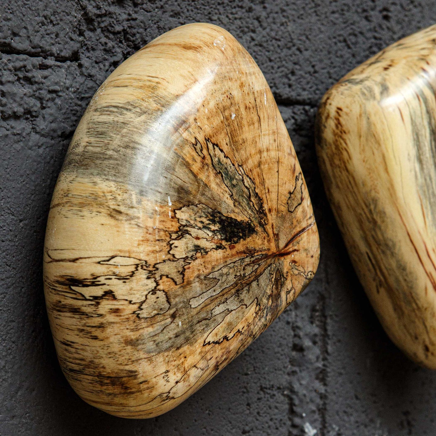 Pebbles Blonde Wood Wall Décor Set/9