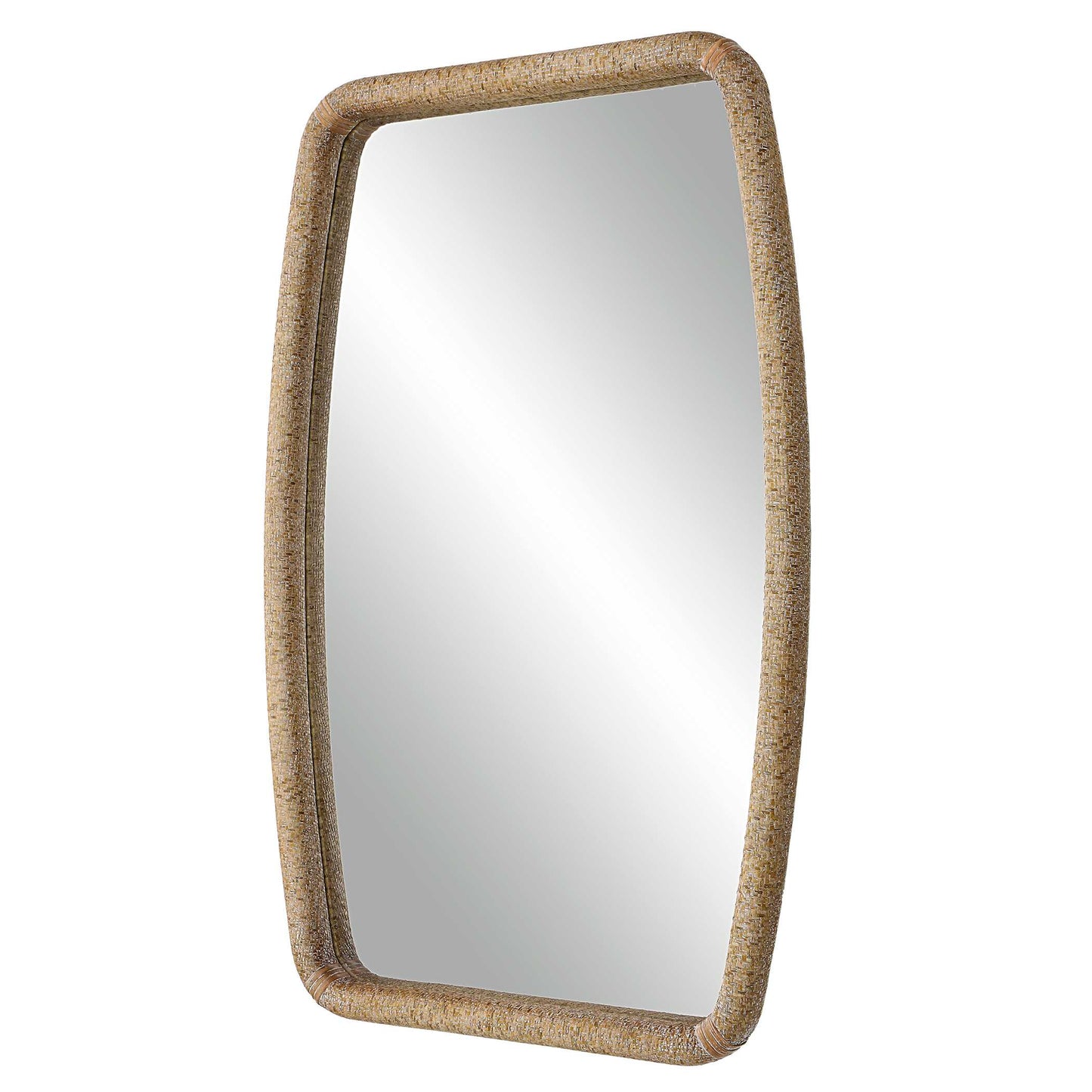 Tiki Rattan Mirror