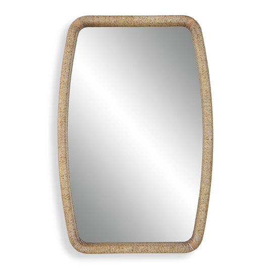 Tiki Rattan Mirror