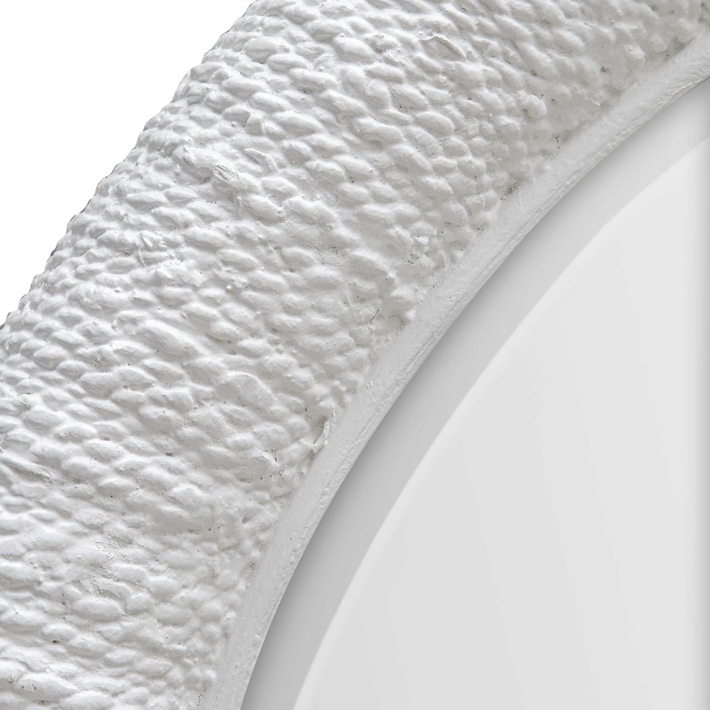 Mariner White Round Mirror