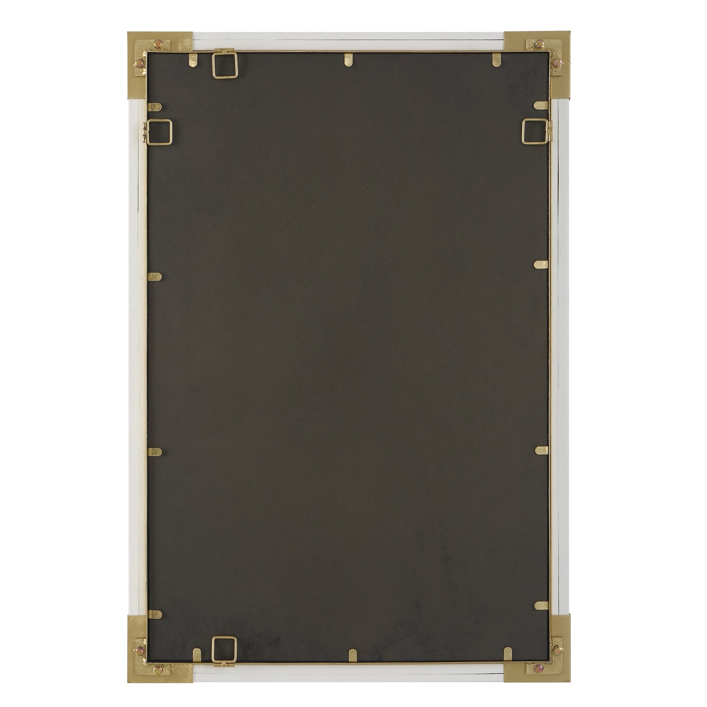 Malik White & Gold Mirror