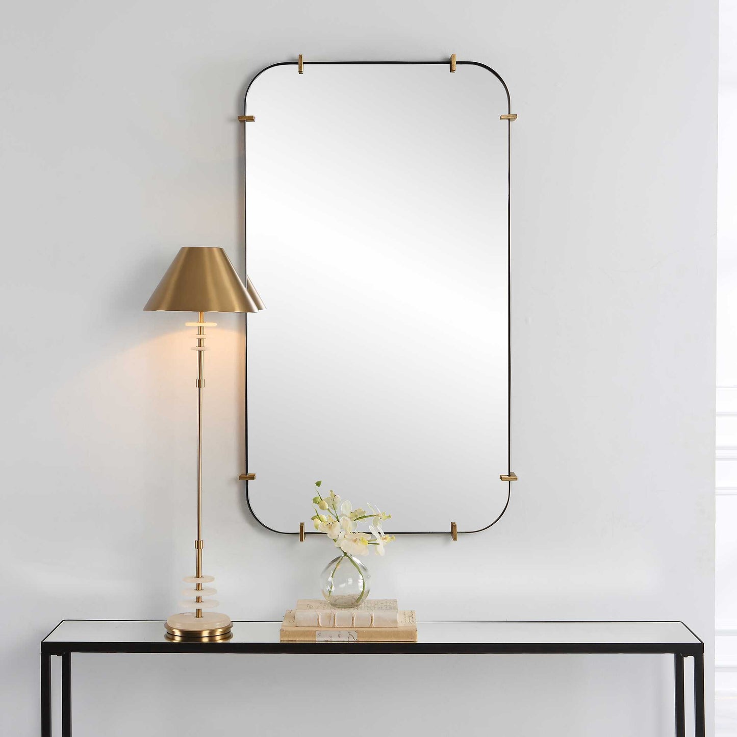 Pali Industrial Iron Mirror