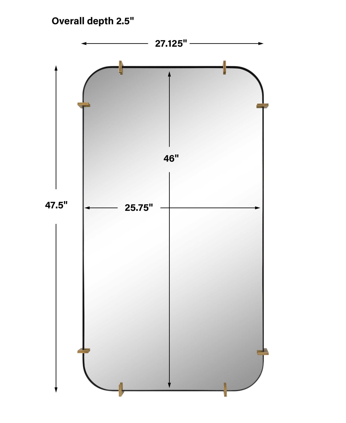 Pali Industrial Iron Mirror
