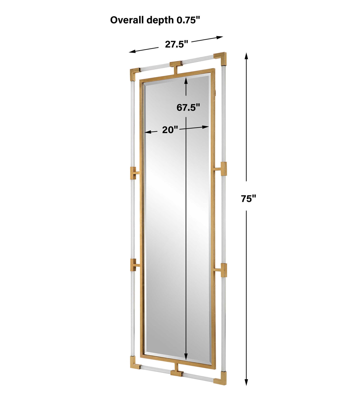 Balkan Gold Tall Mirror