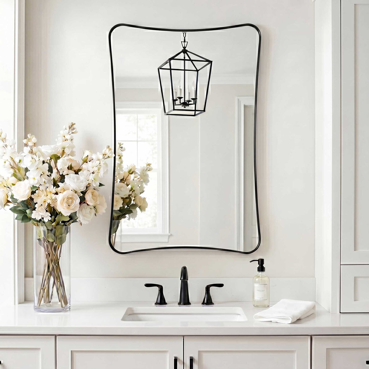 Loudon Black Vanity Mirror