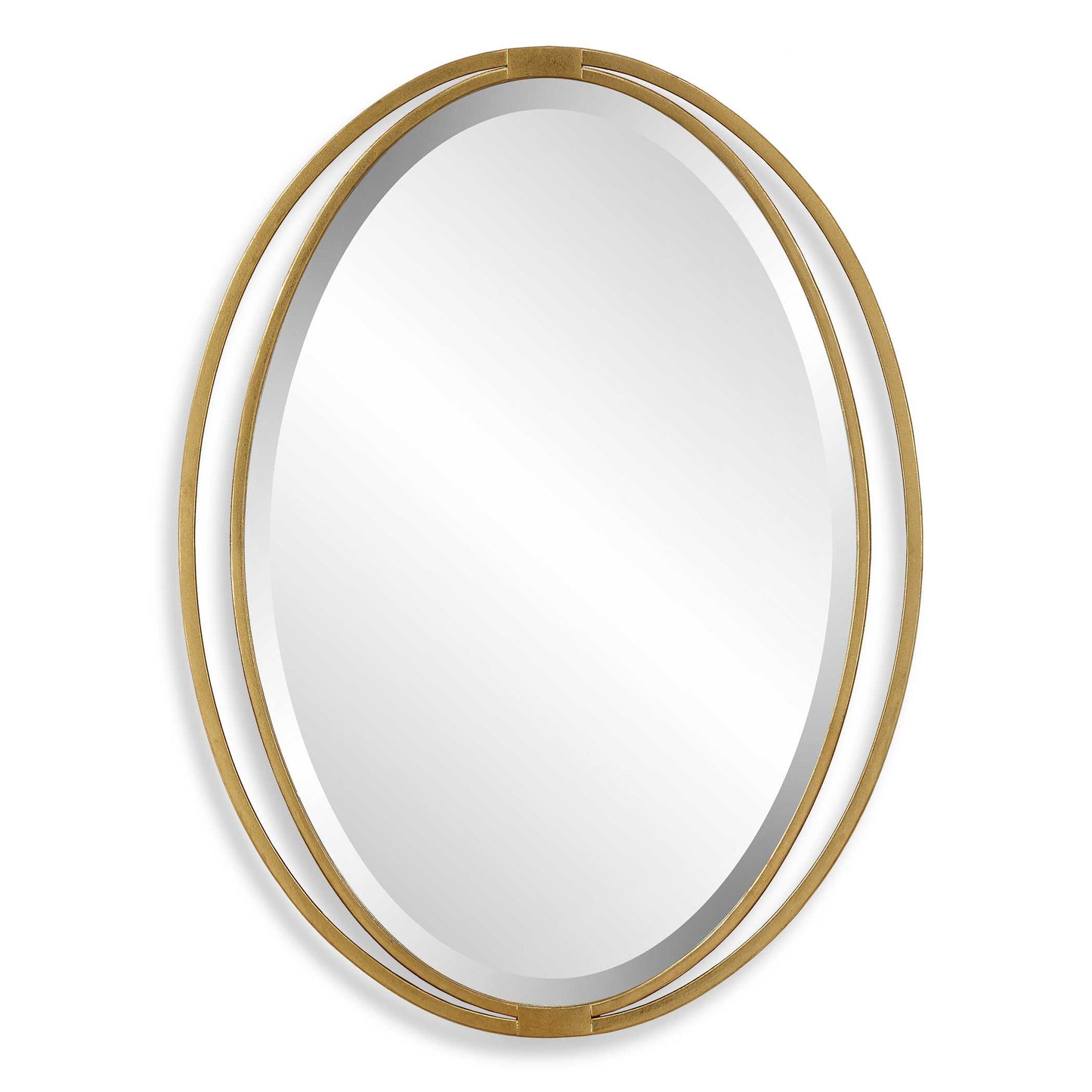 Rhodes Gold Oval Mirror
