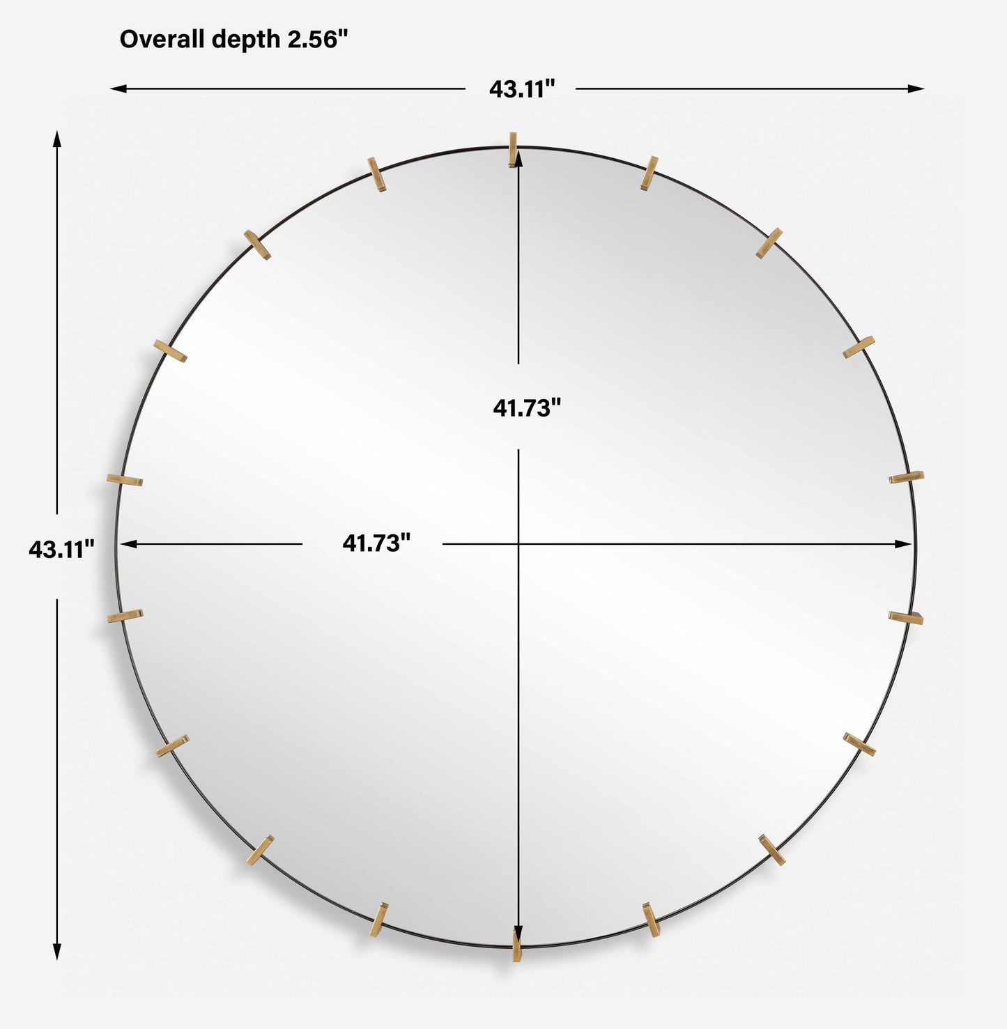 Pali Industrial Round Mirror