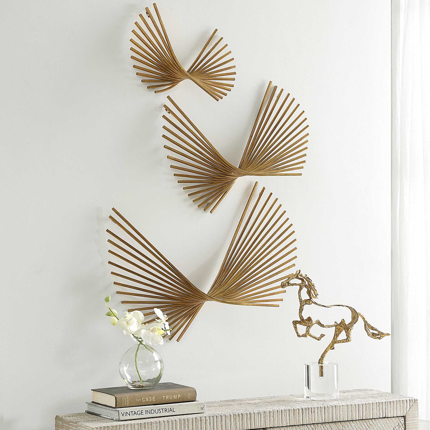 Coreograph Antique Gold Wall Decor Set/3