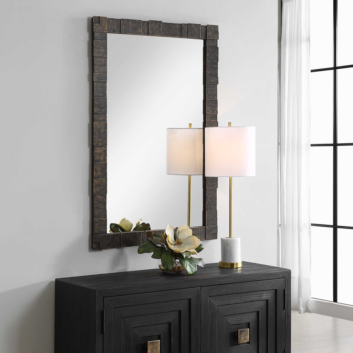 Bustelo Dark Bronze Mirror