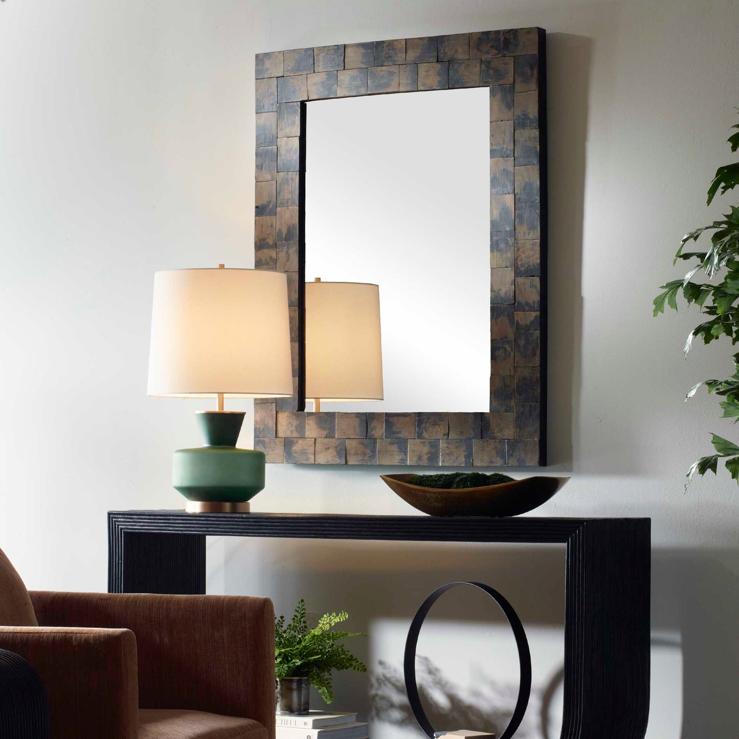 Burke Wooden Mirror