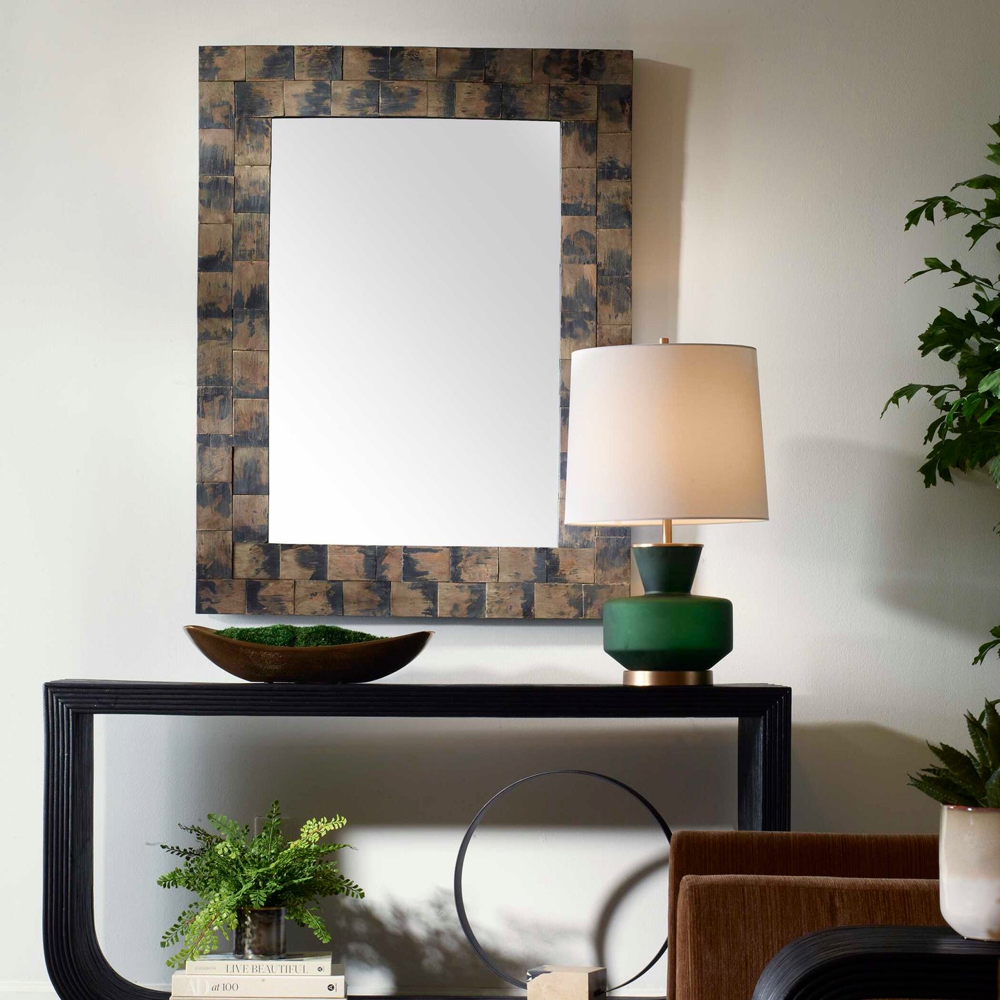 Burke Wooden Mirror