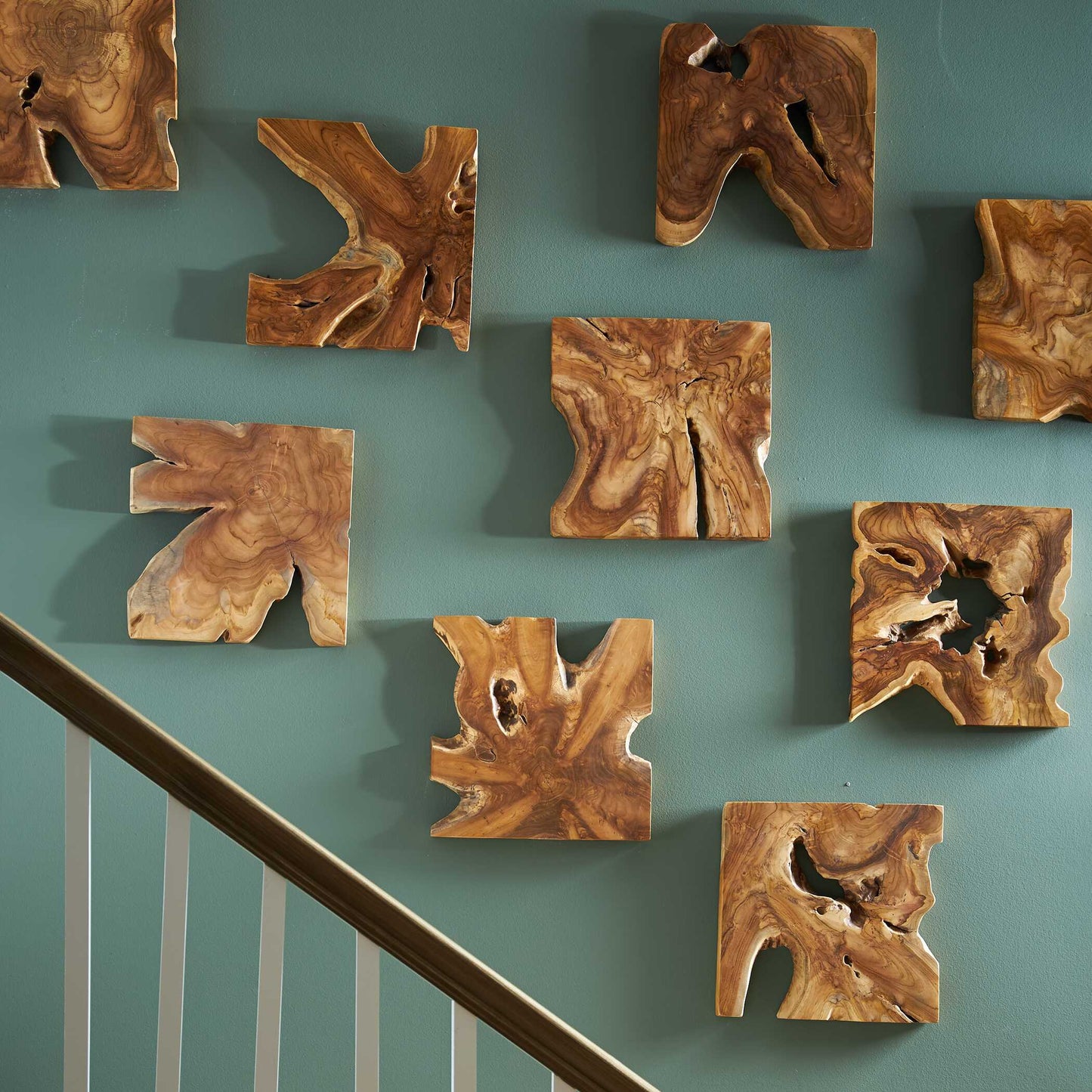 Talia Wood Wall Decor Set/9