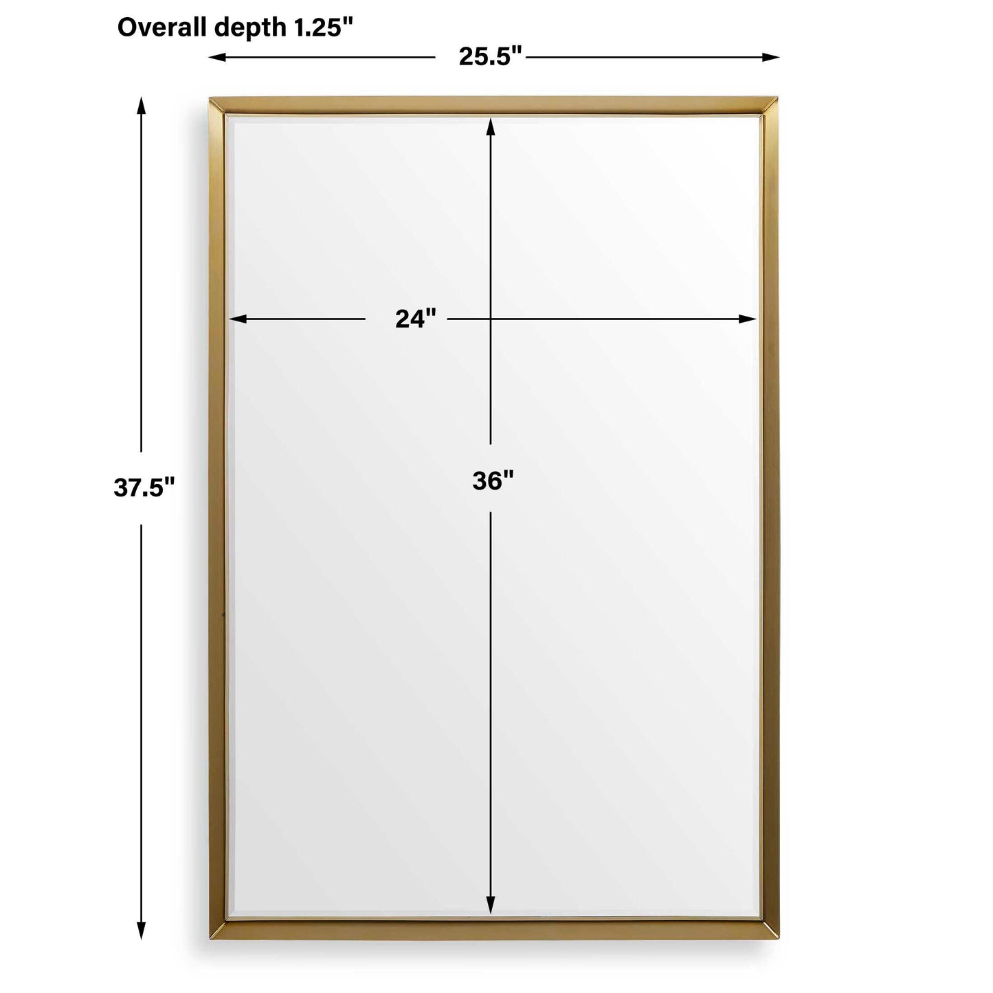 Heisler Brass Mirror