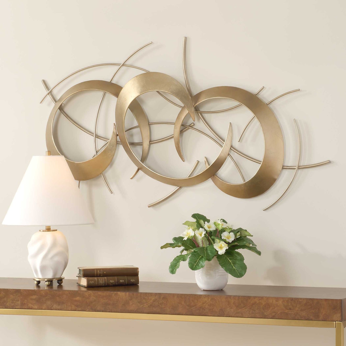 Motivate Gold Wall Art