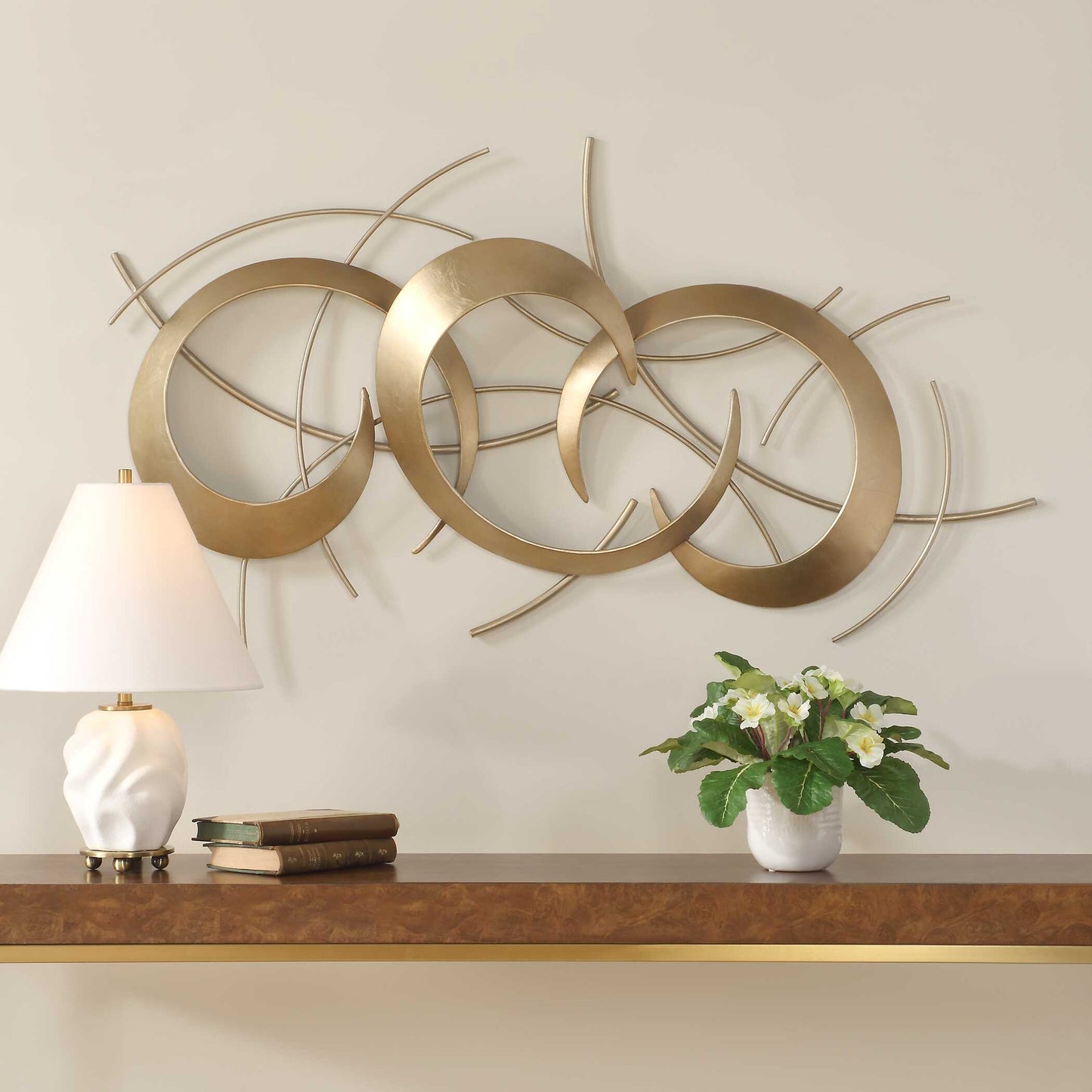 Motivate Gold Wall Art