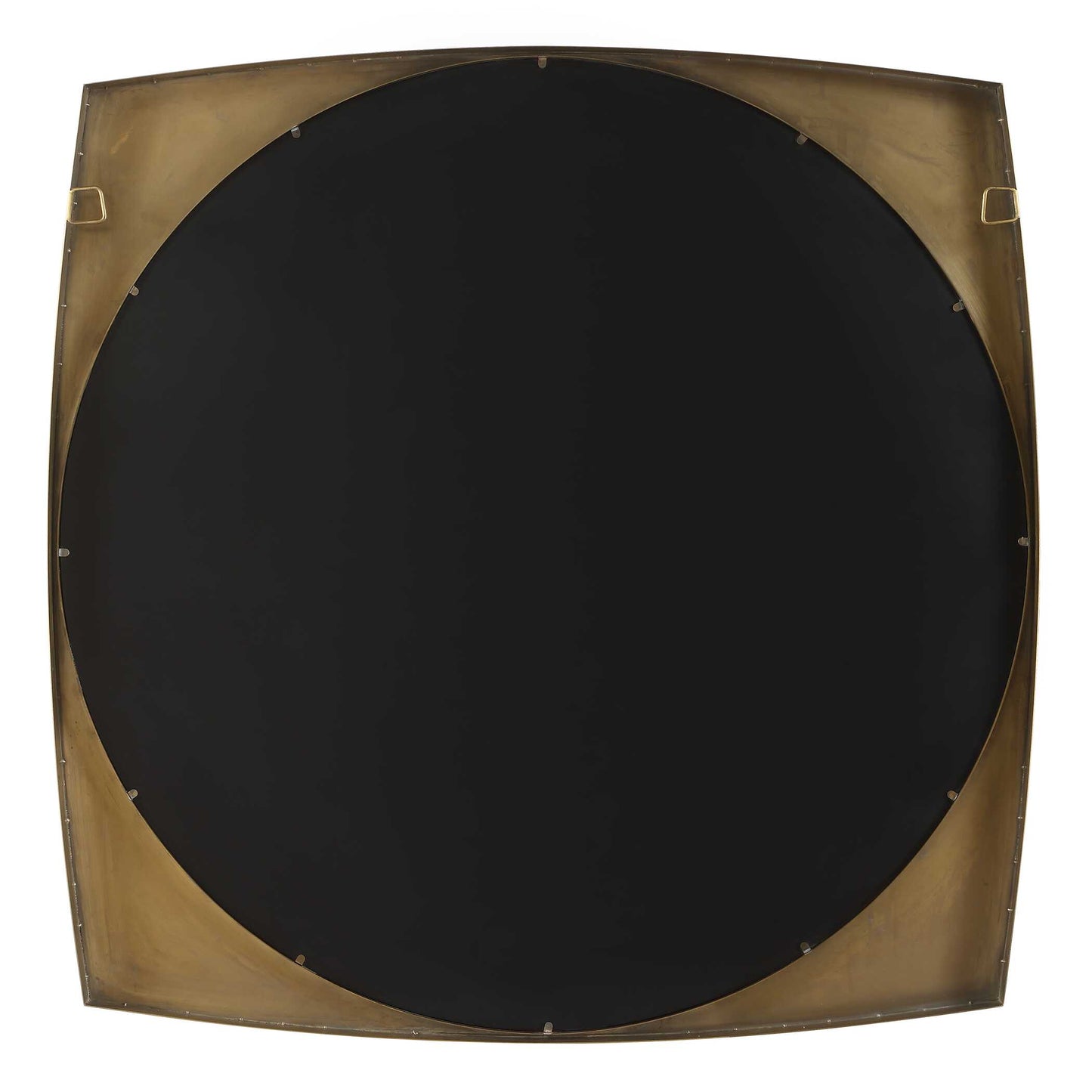 Neilia Round Brass Mirror