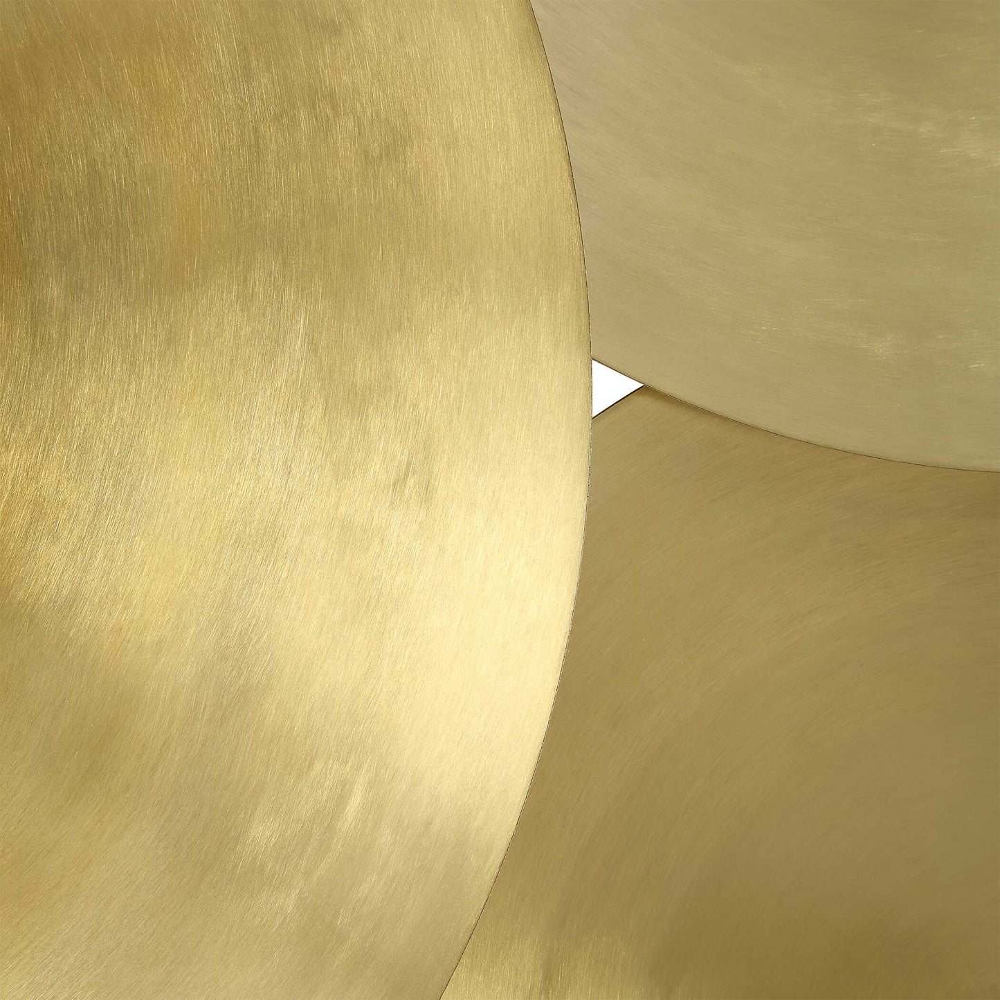 Cymbalic Round Brass Wall Art Set/3
