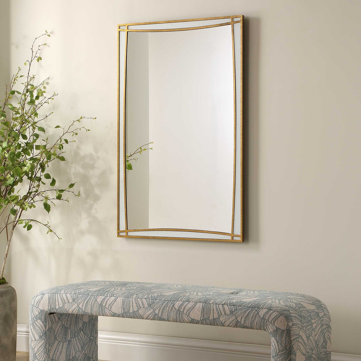 Florence Antique Gold Mirror