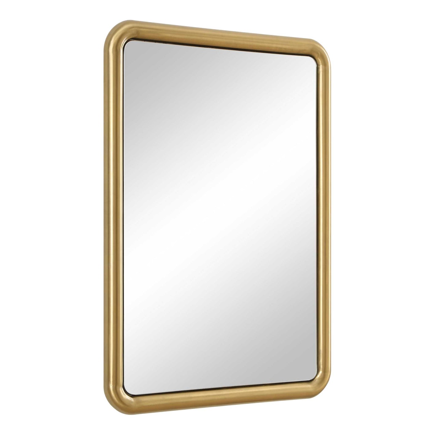 Atkinson Modern Brass Mirror