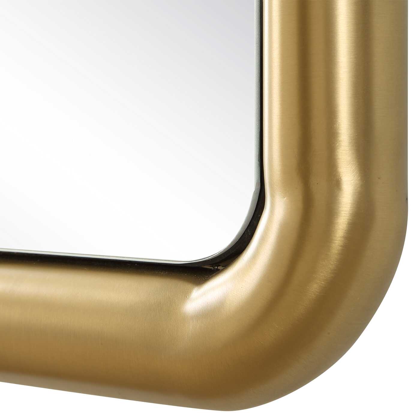 Atkinson Modern Brass Mirror