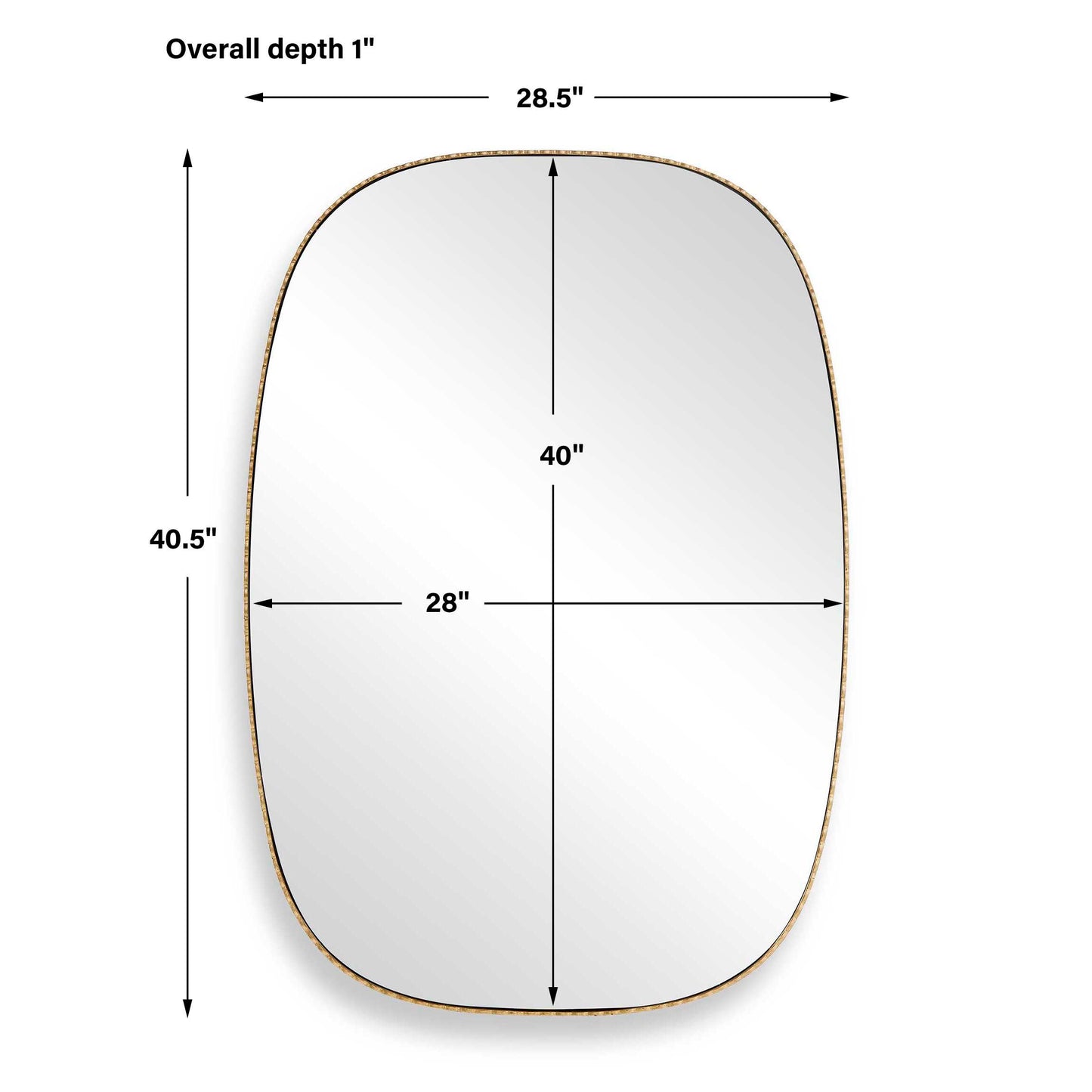 Nidia Antique Gold Mirror