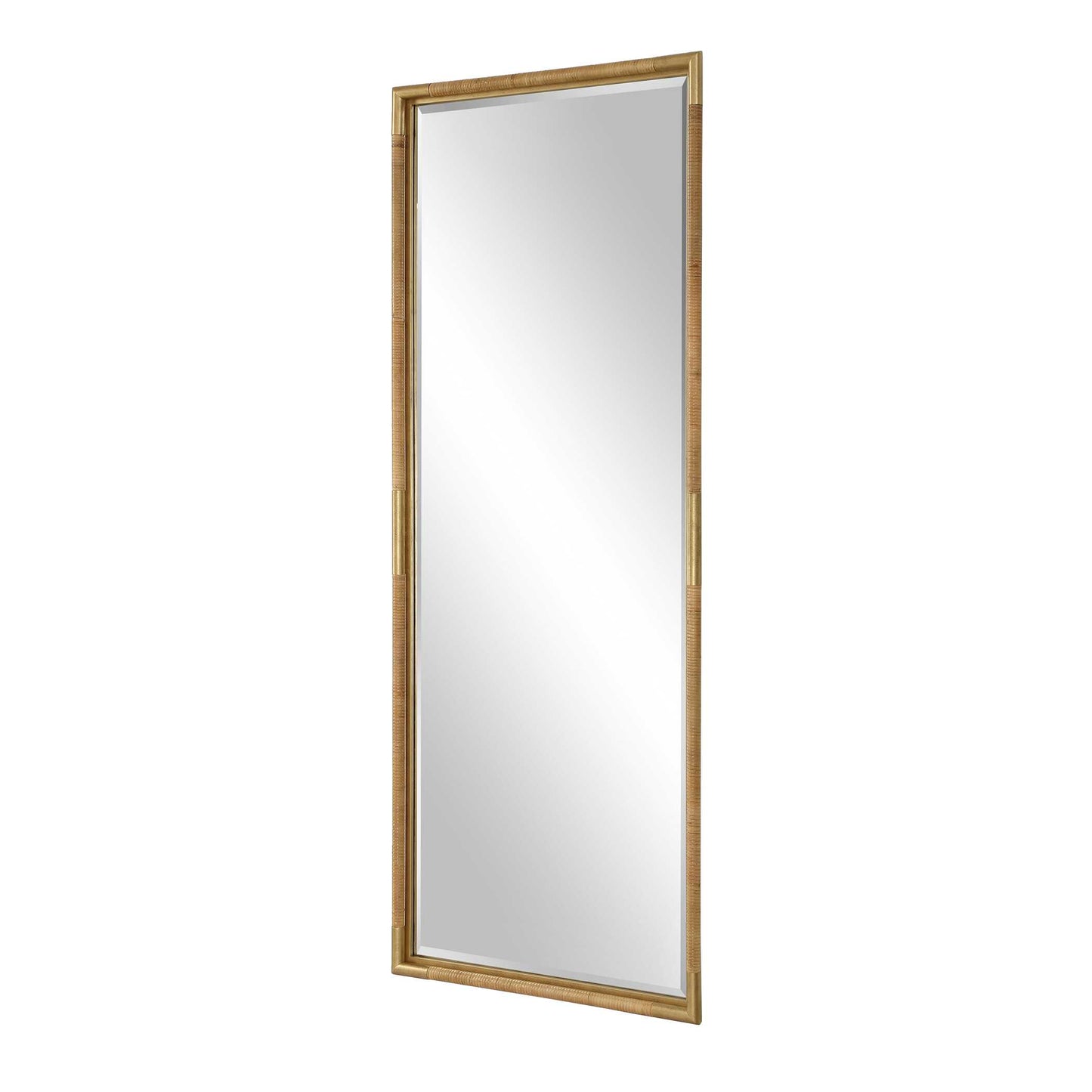 Kampar Full Length Rattan Tall Mirror