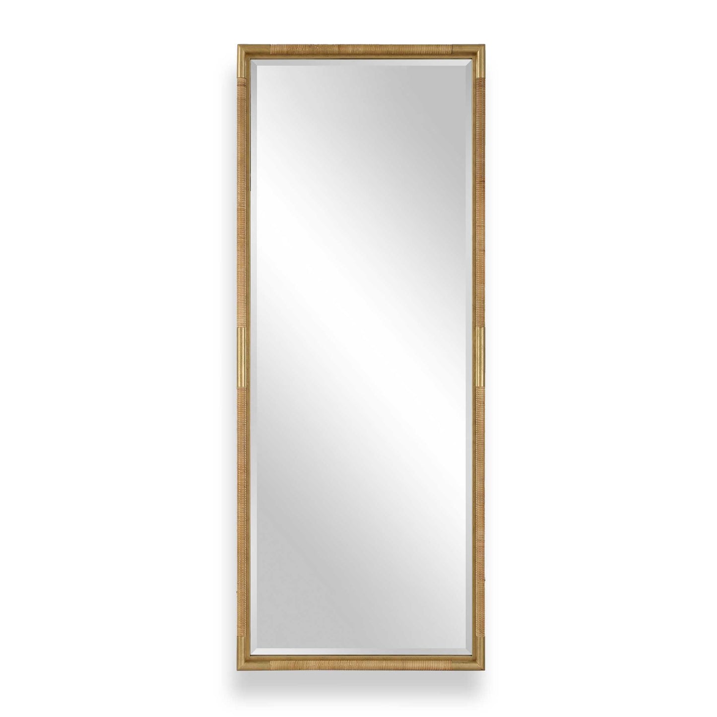 Kampar Full Length Rattan Tall Mirror