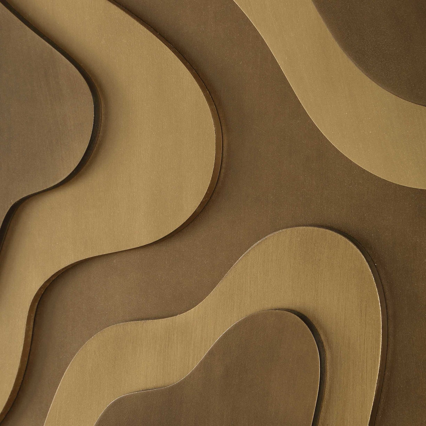 Golden Terrain Wooden Wall Decor Set/2