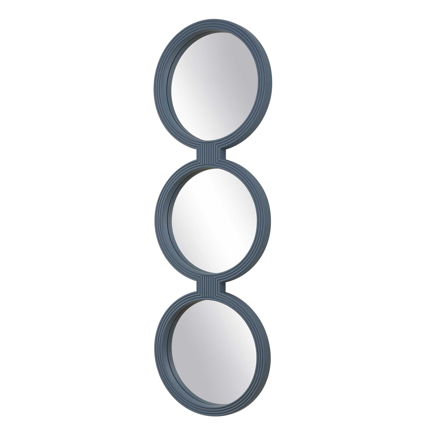 Going In Circles Blue Gray Mirror