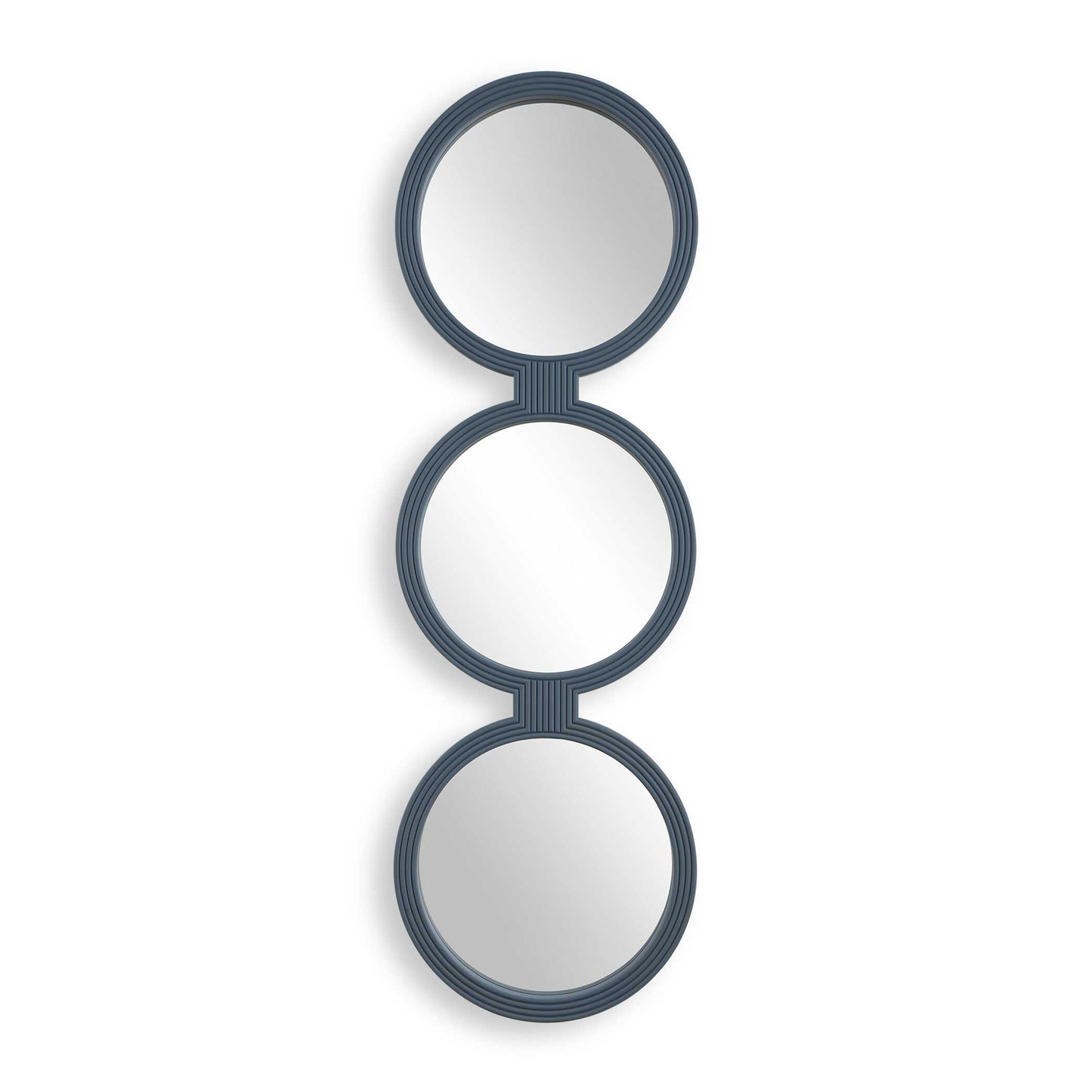 Going In Circles Blue Gray Mirror