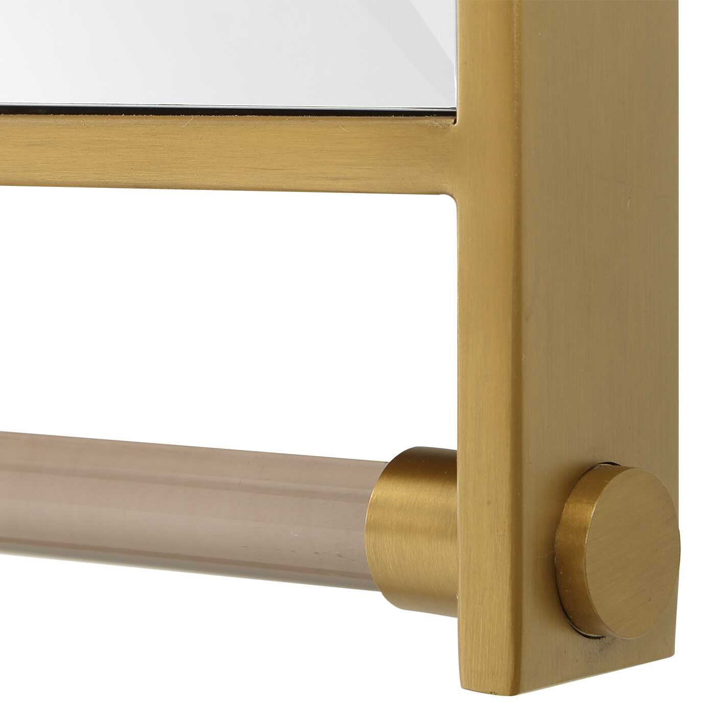 Ripoll Antique Brass Mirror