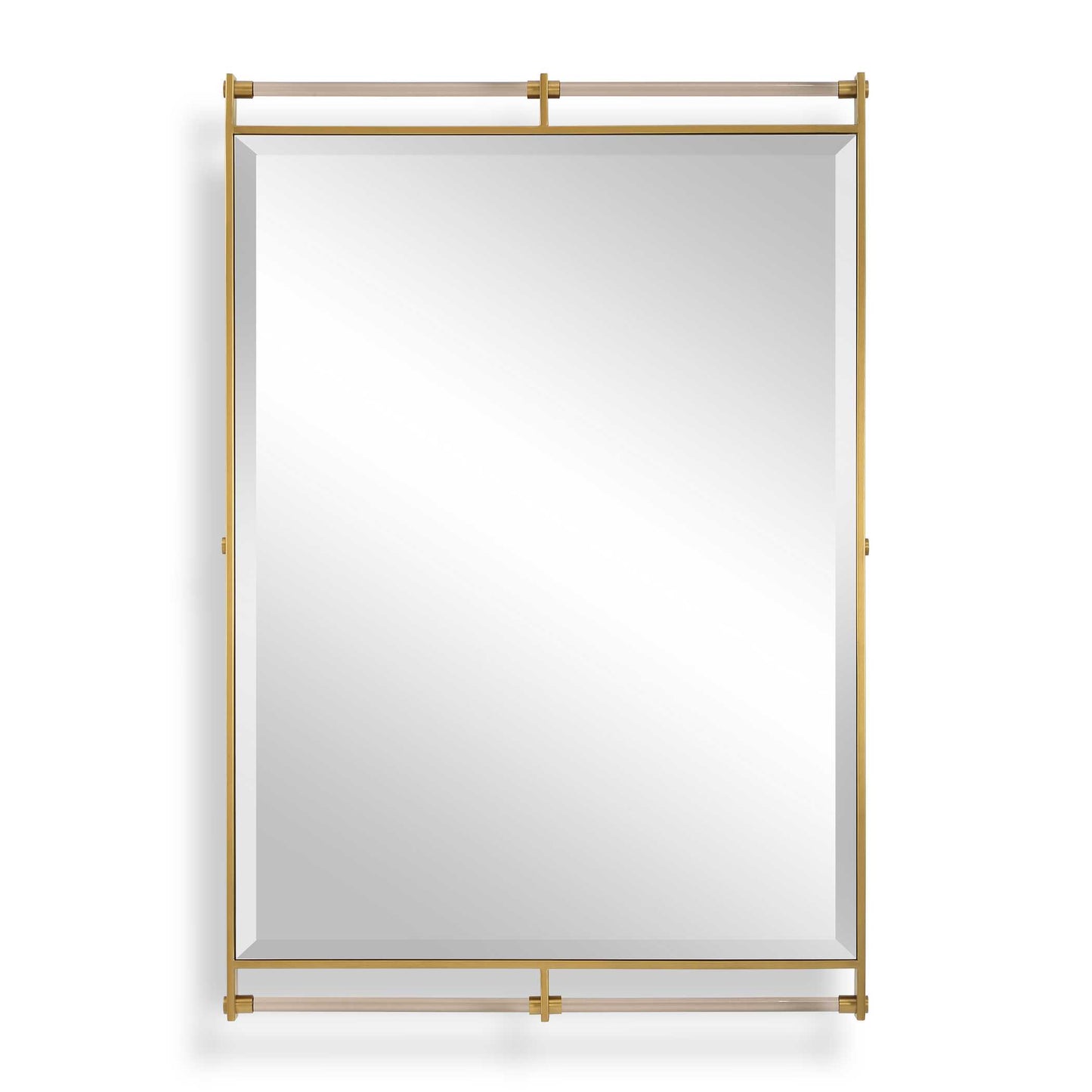 Ripoll Antique Brass Mirror