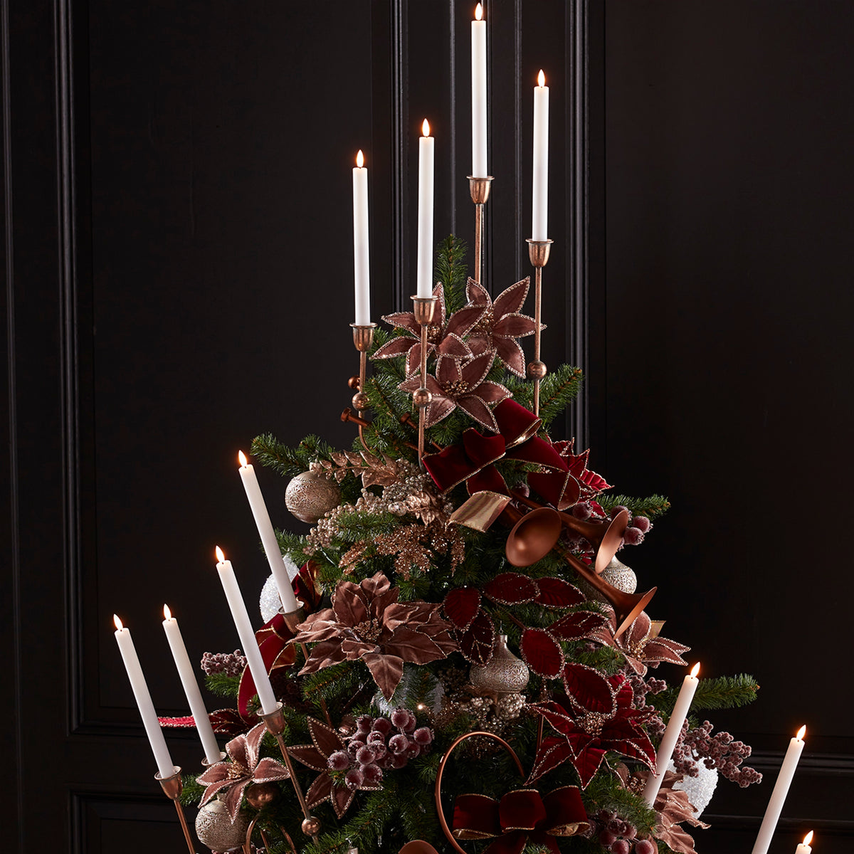 Multi-Taper Iron Candle Holder