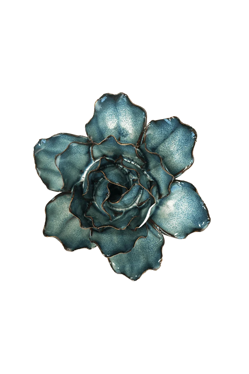 Navy Stargazer Lily Wall Flower
