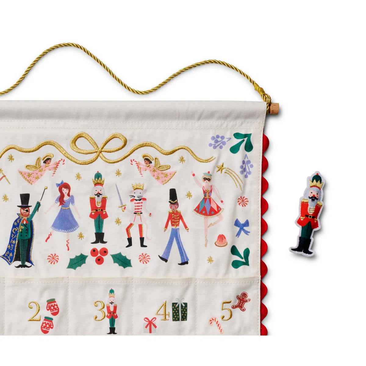 Nutcracker Embroidered Advent Calendar
