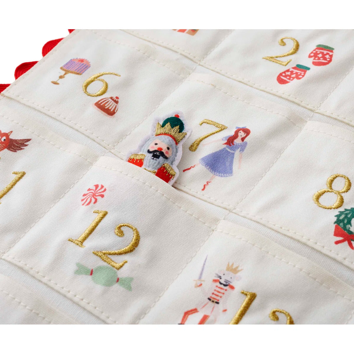 Nutcracker Embroidered Advent Calendar