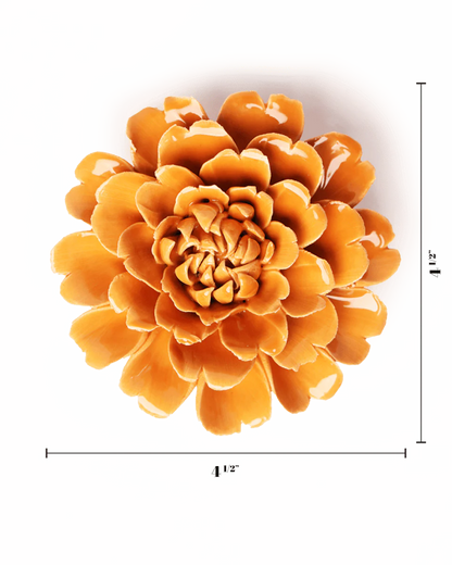 Orange Fiesta Marigold Wall Flower