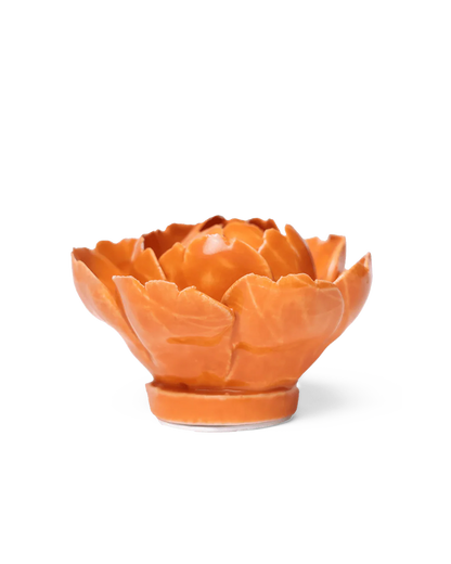 Orange Peony Wall Flower