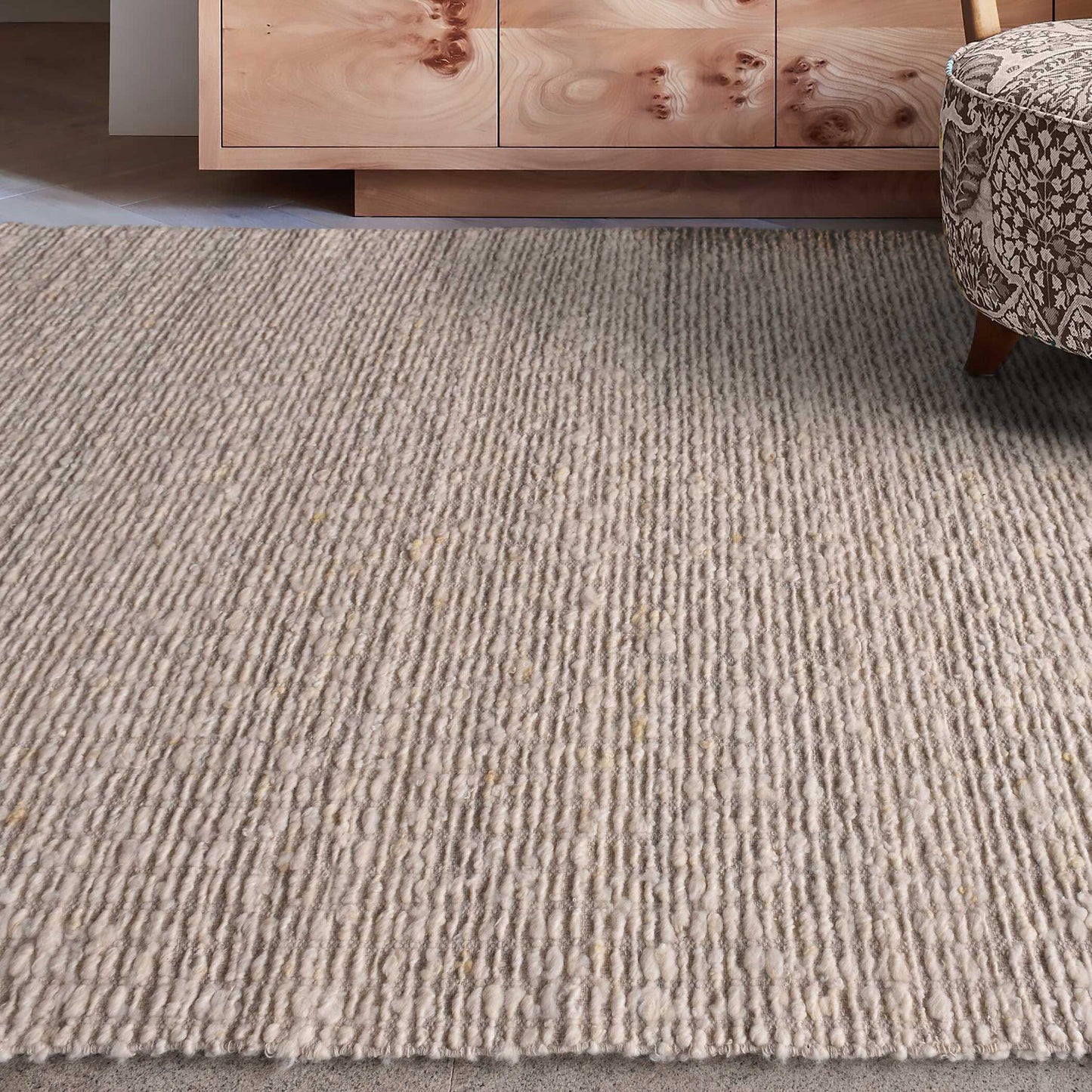 Lovelle Ivory Soft Wool Rug