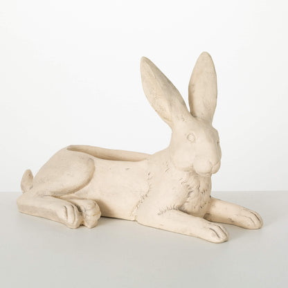 Reclining Rabbit Planter