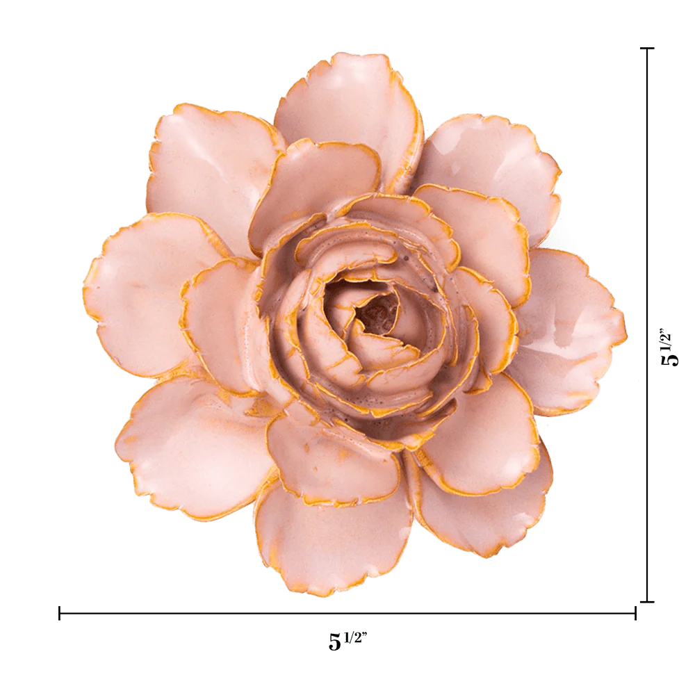Rose Pink Camellia Wall Flower