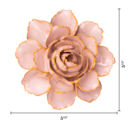 Rose Pink Camellia Wall Flower