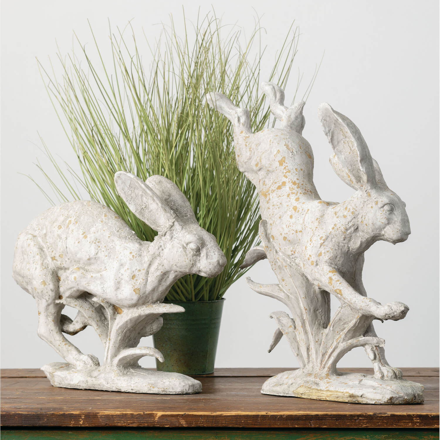 Jumping Rabbit Figurines