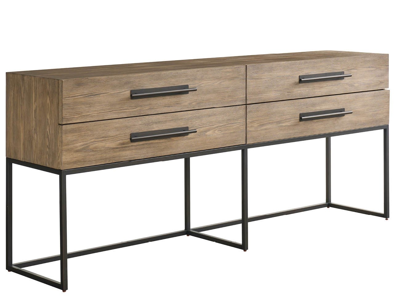Boulder Metal Base Console